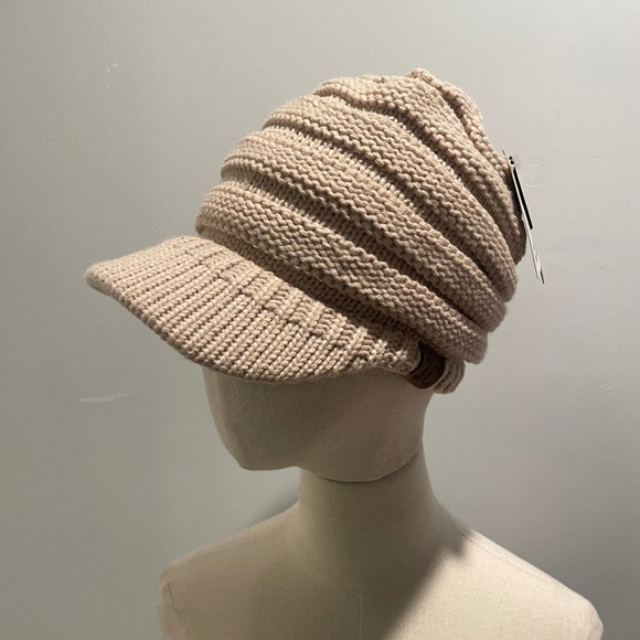 Bonnet Chignon Tout Doux CC Exclusives – Multicolore Violet – Une Taille – Neuf